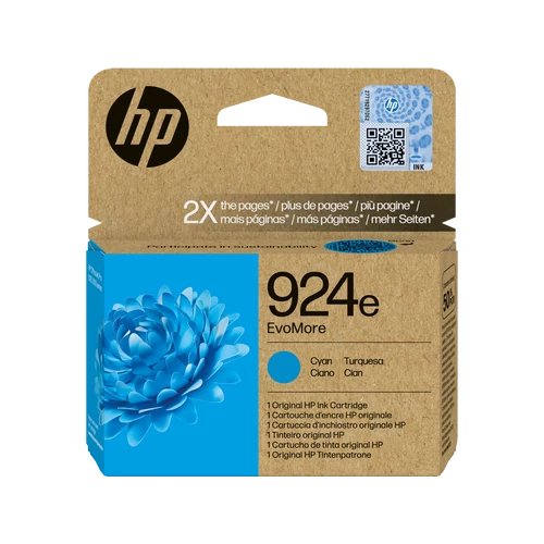 HP 4K0U7NE Tintapatron Cyan 800 oldal kapacitás No.924e EvoMore