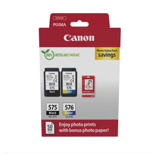 Canon PG575+CL576+10x15 GP501 fotópapír multipack