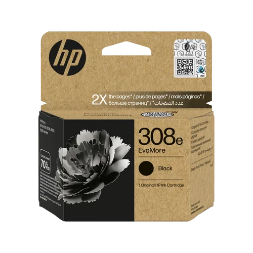 HP 7FP22UE Tintapatron Black 320 oldal kapacitás No.308 EvoMore