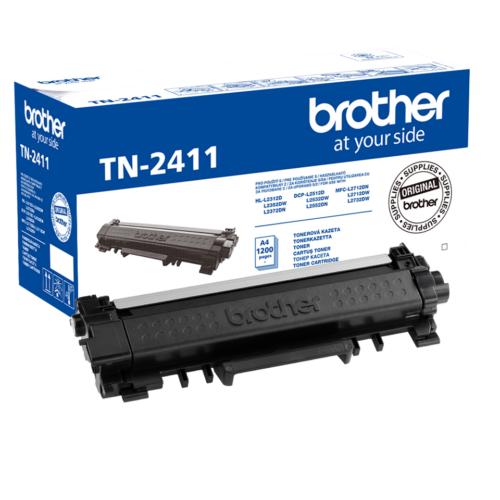 Brother toner TN2411 (HL-L2312/DCP-L2512/MFC-L2712) black 1,2k