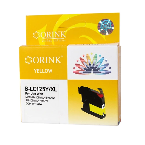 Brother LC125XL tintapatron yellow ORINK (utángyártott)