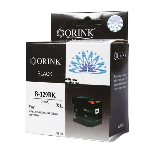 Brother LC129XL tintapatron black ORINK (utángyártott)