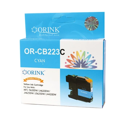 Brother LC223XL tintapatron cyan ORINK (utángyártott)