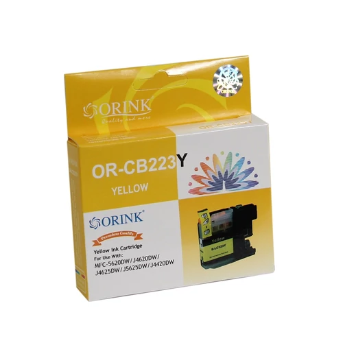 Brother LC223XL tintapatron yellow ORINK (utángyártott)
