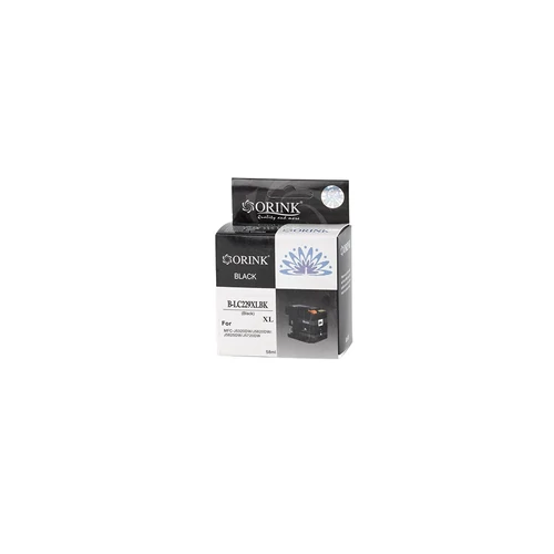 Brother LC229XL tintapatron black ORINK (utángyártott)