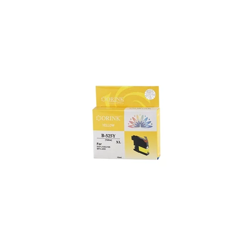 Brother LC525XL tintapatron yellow ORINK (utángyártott)