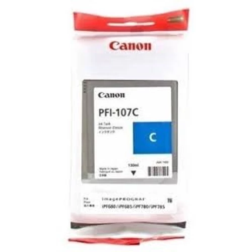 Canon tintapatron PFI107 C (lejárt szavatosságú termék)