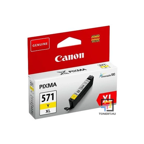 Canon CLI-571 sárga XL tintapatron