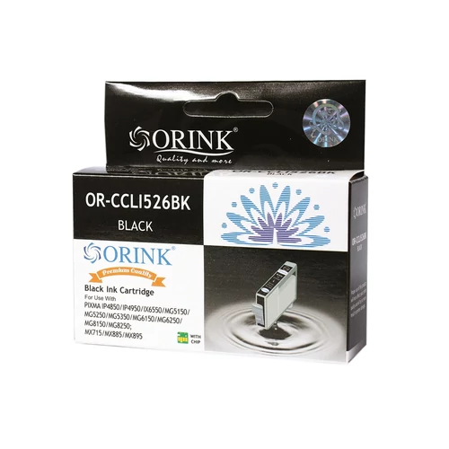 Canon CLI526 tintapatron black ORINK (utángyártott)
