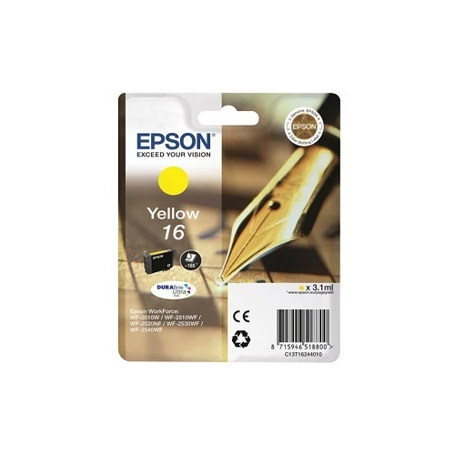 Epson tintapatron T16244010 yellow (16) (lejárt szavatosságú termék)