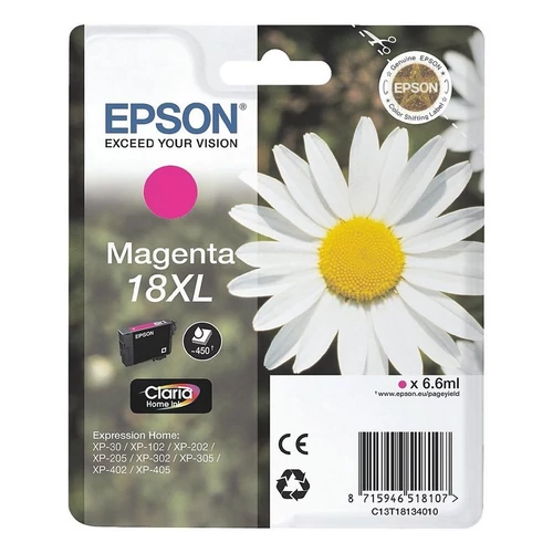Epson tintapatron T181340 magenta (18 XL) (lejárt szavatosságú termék)