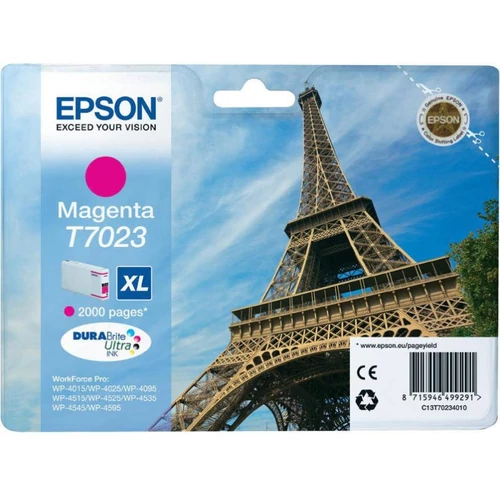 Epson tinta T7023 XL magenta 2k (lejárt szavatosságú termék)