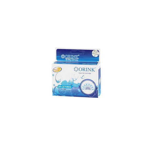 Epson T0802 tintapatron cyan ORINK (utángyártott)
