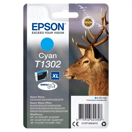 Epson tintapatron T1302XL cyan