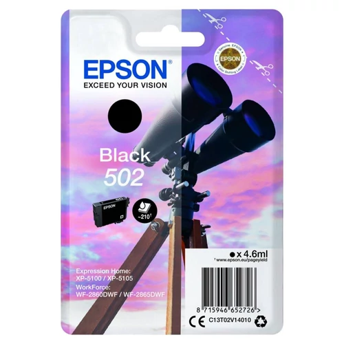 Epson tinta T02V1 black (502)
