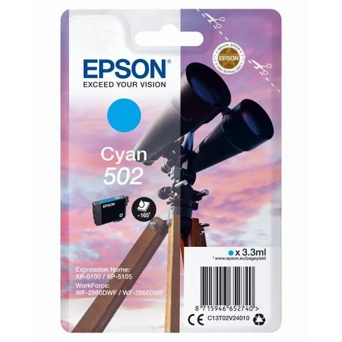 Epson tinta T02V2 cyan (502)