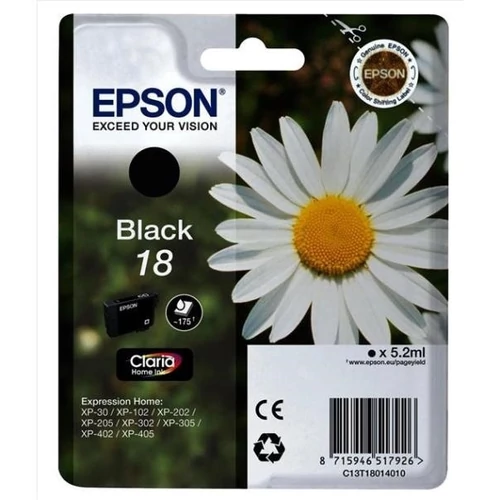 Epson tintapatron T1801 black (18) (lejárt szavatosságú termék)