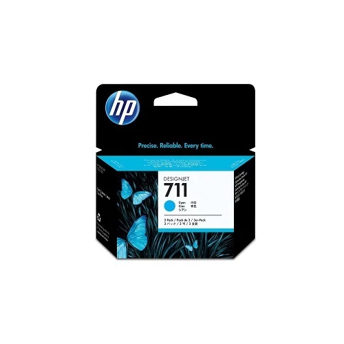 Hp tintapatron CZ134AE (711) cyan (3x29ml) (lejárt szavatosságú termék)