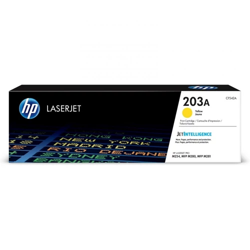 Hp toner CF542A (203A) yellow 1,4K