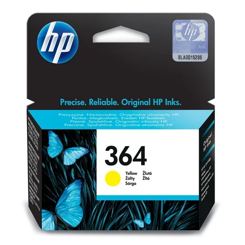 Hp tintapatron CB320EE (364) yellow