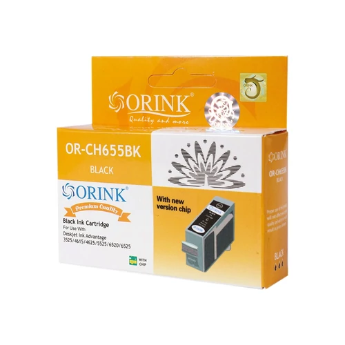 Hp 655/CZ109AE tintapatron black ORINK (utángyártott)