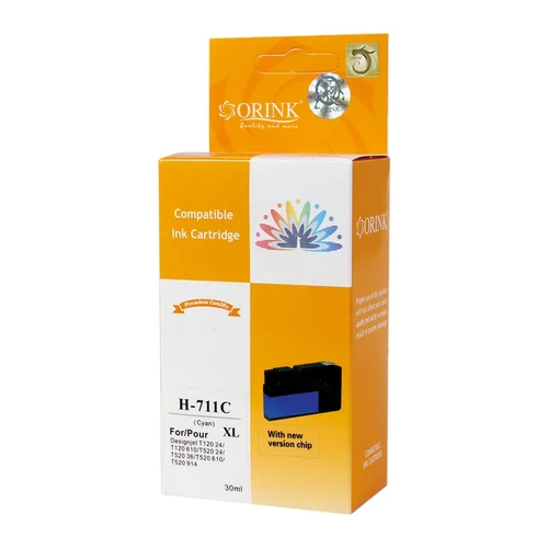 Hp 711XL/CZ130A tintapatron cyan ORINK (utángyártott)