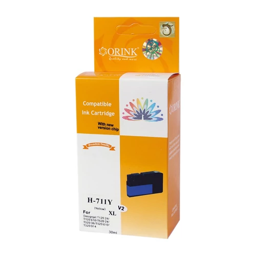 Hp 711XL/CZ132A tintapatron yellow ORINK (utángyártott)