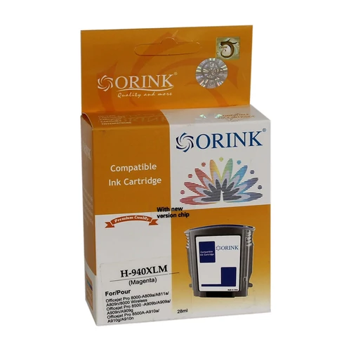 Hp 940XL/C4908AE tintapatron magenta ORINK (utángyártott)