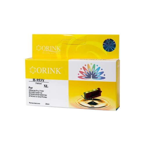 Hp 953XL/F6U18AE tintapatron yellow ORINK (utángyártott)