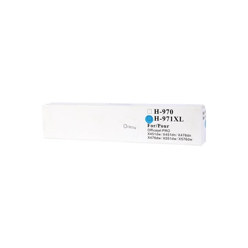 Hp 971XL/CN626AE tintapatron cyan ORINK (utángyártott)