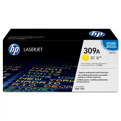 Hp Q2672A toner yellow ORIGINAL (309A)