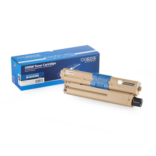 Oki C332/MC363 toner black ORINK 3,5K (utángyártott)
