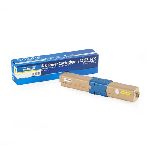 Oki C332/MC363 toner yellow ORINK 3K (utángyártott)