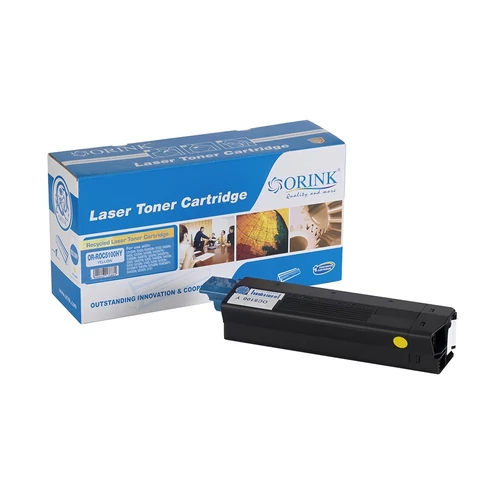 Oki C5100/TYPE C6 toner yellow ORINK (utángyártott)