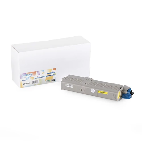 Oki C532/MC573 toner yellow ORINK 6K (utángyártott)