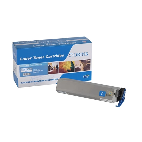 Oki C7100 toner cyan ORINK (utángyártott)