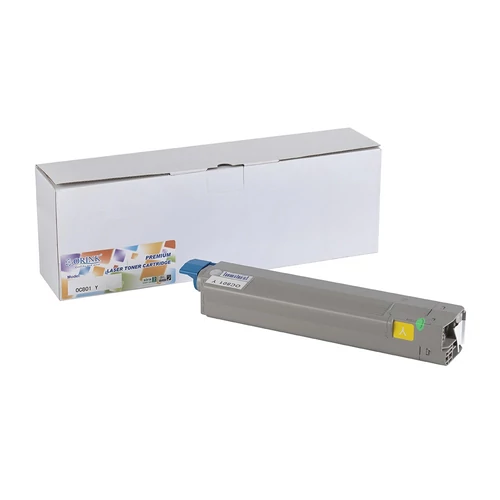 Oki C801/C821 toner yellow ORINK (utángyártott)