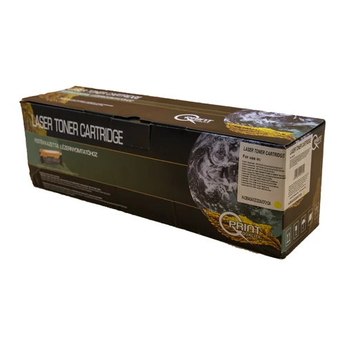 Q-Print Toner CB542A/CE322A/CF212A univerzális (chipes) yellow 1,4k (utángyártott)