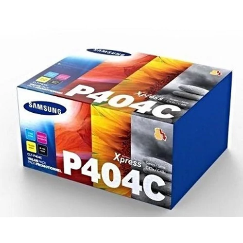 CLT-P404C Lézertoner multipack SL C430W, SL C480W nyomtatókhoz, SAMSUNG, b+c+m+y 1,5k + 3x1k