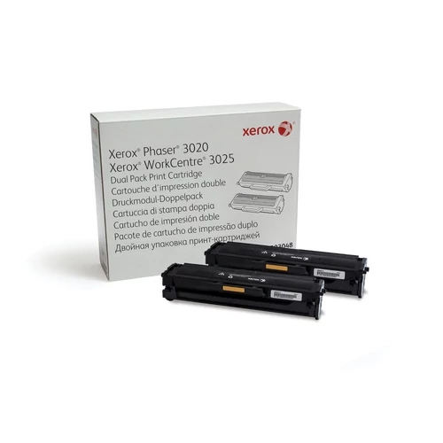 106R03048 Lézertoner Phaser 3020NI, WC3025NI nyomtatóhoz, XEROX, fekete, 2*1,5k