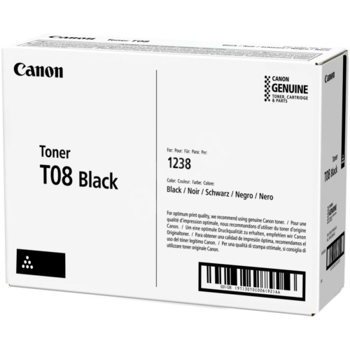 Canon T08 Black Toner 11.000 oldal kapacitás