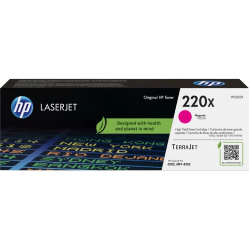 HP W2203X Toner Magenta 5.500 oldal kapacitás No.220X